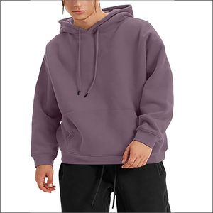 Nueva Llegada: Sudaderas con Capucha Personalizadas de Otoño para Hombre, 100% Algodón Ecológico, Diseño de Hombros Caídos a la Moda - Product Image 5
