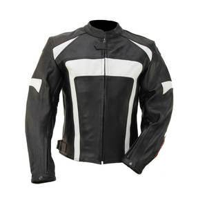 Chaqueta de Motociclista de Cuero de Primera Calidad con Servicio OEM, Chaqueta de Motociclista de Cuero Transpirable de Gran Venta - Product Image 1