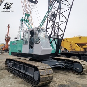 รถเครนไฮดรอลิกแบบตีนตะขาบ Kobelco7050 มือสอง ขนาด 50 ตัน บูมแบบ Lattice สูงสุด 51.8 เมตร แบรนด์ญี่ปุ่นแท้ ชั่วโมงการทำงานต่ำ ได้รับการรับรองมาตรฐาน CE - Product Image 4