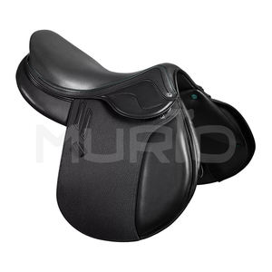 Selle de dressage et de saut en cuir véritable de haute qualité, selle de course anglaise, arbre en bois, produit indien, selle de luxe pour cheval - Product Image 5