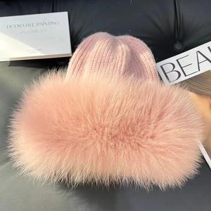 Women's Solid Color Winter Warm Ski Hat Soft Elastic <b>Bonnet</b> with Hip Hop Style-Knitted Beanies and Caps - Product Image 6