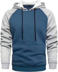 <b>Mens</b> Modern Hooded Sweatshirt <b>Long</b> <b>Sleeve</b> Button Neck Hoodie Urban Casual Wear <b>Henley</b> Button Hooded Top - Product Image 5