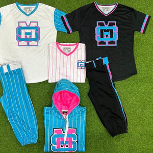 Vente en gros de jersey de baseball en maille de coton personnalisé à rayures, motif sublimé personnalisé de meilleure qualité - Product Image 6
