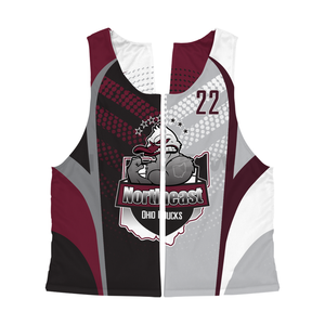 Vêtements de sport sans manches de l'équipe de crosse, maillot de crosse sublimé, uniforme de football américain - Product Image 1