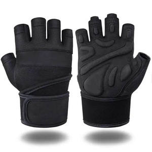 Guantes de levantamiento de pesas de cuero de vaca genuino 100% personalizables de calidad superior EQUIPO DE Fitness resistente para hombres y mujeres - Product Image 5