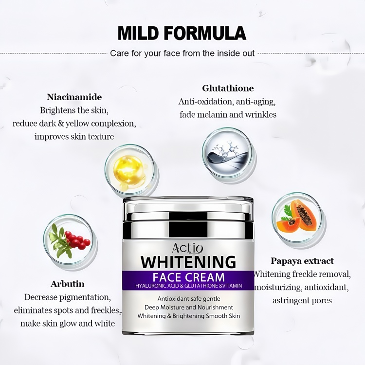 glutathione anti pigment cream If your skin's been looking a little dull or uneven lately, this is your sign to fix your night routine. With ingredients like Kojic Acid, L- Glutathione, Niacinamide, and Alpha Arbutin, it helps Brightening Moisturizer Vitamin C Whitening