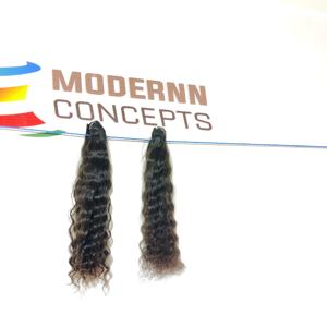 Wholesale 100% Indian Virgin Human <b>Hair</b> Extensions Cuticle Aligned Loose Deep Wave <b>Curly</b> Bundles Black Raw Unprocessed for Women - Product Image 1