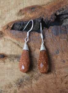 Red Sunstone 925 Sterling Silver Long Drop <b>Earrings</b> Handmade Gemstone Jewelry Women Fashion <b>Dangle</b> Gift - Product Image 6