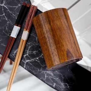 Porte-ustensiles en bois artisanal, organisateur d'outils de cuisine en bois massif durable, support de rangement pour couverts résistant à la chaleur - Product Image 3