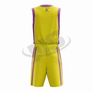 Uniforme de basket-ball d'équipe personnalisé 2025 dernière conception transfert de chaleur imprimé polyester vêtements de sport sans manches respirant toutes les saisons - Product Image 5