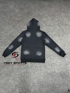 Sudadera con Capucha de Alta Calidad 2025, Resistente al Desgaste, Cálida para Invierno, Estilo Urbano, Bordado Desgastado, Parches, Hecha en Pakistán, para Hombre - Product Image 3