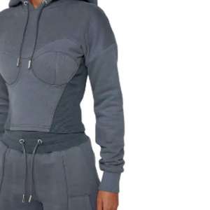 Gran oferta, chándal hecho en lana para mujer, chándal recién llegado, chándal transpirable, chándal con copa insertada, chándal de invierno para mujer - Product Image 2