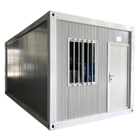 Maison préfabriquée en conteneur pliable de 20 pieds et 40 pieds, conception de bureau mobile, maison préfabriquée en conteneur pliable, Chine