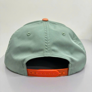 Bajo MOQ personalizado de alta calidad 5 paneles malla sombrero moda hombres bordado logotipos parche Gorras Snapback Cap 2 tonos poliéster impermeable - Product Image 4