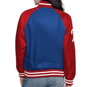 Chaqueta Bomber Vintage de alta calidad para mujer College Letterman Varsity bordado grueso invierno venta al por mayor suministro directo de fábrica - Product Image 6