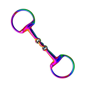 High Quality Customized Logo Western <b>Stable</b> Bits Stainless Steel Titanium Eggbutt Bit with Oval Link for <b>Horse</b> Equestrian Care - Product Image 5