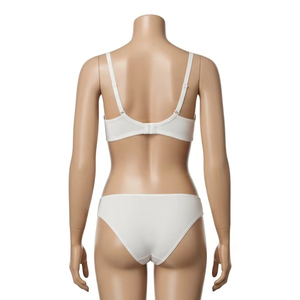 Ensemble soutien-gorge à armatures et string, séchage rapide, polyester doux et élasthanne respirant pour femme, confort quotidien, lingerie confortable - Product Image 4