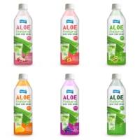 Vietnam Üreticisi Sağlıklı 500ml Aloe Vera Suyu ISO/HACCP/HALAL Sertifikalı %100 Saf Orijinal Aromalı Özel Etiketli Şişe