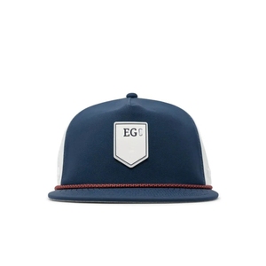Top Selling 2026 <b>Waterproof</b> Golf <b>Hat</b> 5 Panel Performance Golf Cap Custom Rubber Patch Embroidery Logo Snapback InjaeVina Vietnam - Product Image 4