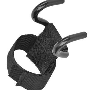 Ganchos de gimnasio de levantamiento de pesas de neopreno de alta calidad 2025 antideslizantes ecológicos al por mayor - Product Image 6