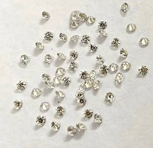 เพชรเม็ดกลมสีขาวตัดสดใส I-J เทียบกับ1.50มม.-เพชรธรรมชาติคุณภาพสูง - Product Image 6