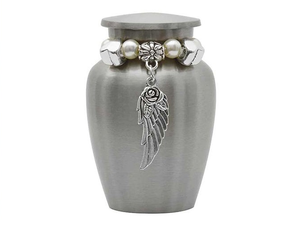 Urnas de cremación de metal personalizadas para cenizas Urna de cremación decorativa hecha a mano para cenizas humanas y de mascotas - Product Image 3