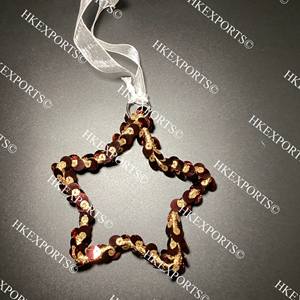 Ornements suspendus en perles multicolores faits à la main Décorations de Noël festives pour arbre de vacances et décoration intérieure - Product Image 4