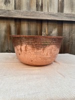 Bol de spa en cuivre martelé antique moderne traditionnel plaqué pour le trempage des pieds, pédicure, massage de désintoxication, thérapie de bien-être naturel