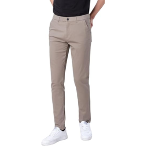 Algodón Mens Chino Fabricante Chinos Hombres Slim Fit cómodo y elegante Chino Pantalones de bajo precio - Product Image 1