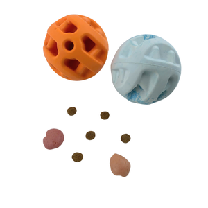 Bebe Happy Eco-Friendly Luxury Rubber <b>Ball</b> Bamboo <b>Joint</b> Pattern Durable Non-Toxic Pet Chew Toy Soft for Dogs Interactive - Product Image 3