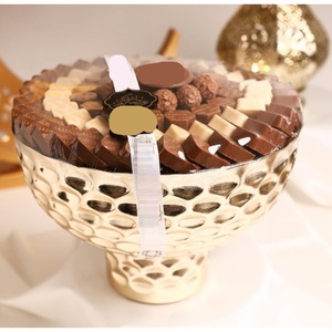 Maison Mariages Et Événements Dessus De Table Chocolat Service Traiteur Bol Bonbons Bol De Service Matériel En Métal Moderne Bol De Service - Product Image 2