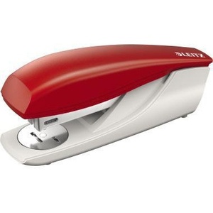 เครื่องเย็บกระดาษ Leitz NeXXt 5500 24/6 26/6 แบบยึดติด/ถอดออกได้/เย็บตะปู 30 แผ่น (80 กรัม/ตร.ม.) 200 ลวดเย็บ 24/6 โลหะ/พลาสติก สีแดง - Product Image 1