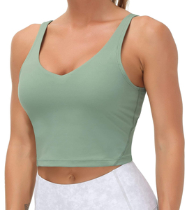 Sujetador Deportivo Citrus de Una Pieza con Soporte Medio para Mujer, Estilo Cuello Alto, Espalda Deportiva, Sin Costuras, 78% Nailon, 22% Elastano - Product Image 1
