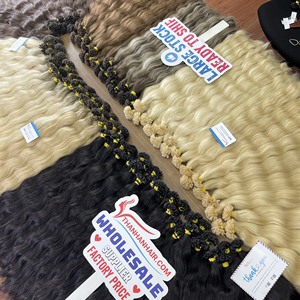 Extensions de cheveux humains vietnamiens Remy de haute qualité, type U-Tip, pour tissage frontal et en mèches, style ruban adhésif, 100g, prêtes à être expédiées - Product Image 3