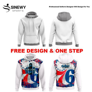 Sudadera con Capucha Sublimada para Hombre, Estilo Básico Único, Totalmente Personalizable en Diferentes Tallas - Product Image 4