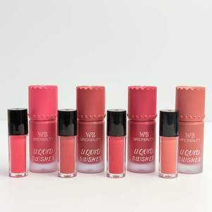 Rubor Líquido Warda Beauty, Larga Duración, Acabado Mate Natural, Resistente al Sudor y al Agua, 4 Tonos, Maquillaje para Mejillas - Product Image 5