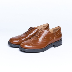 Classic <strong>Brown</strong> Oxford <strong>Brogue</strong> <strong>Women's</strong> Leather Dress Shoes Designer Formal Business Shoes Breathable and Stylish-Wholesale - Product Image 2
