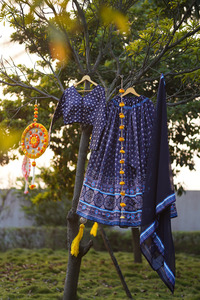 Blue Eyes Calidad Premium Lehenga Para Mujer Por Fabzone - Product Image 4