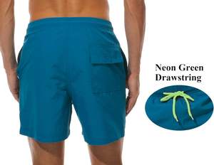 Vente en gros de shorts d'entraînement cool d'été maillots de bain décontractés pour hommes shorts de plage en polyester à séchage rapide - Product Image 2