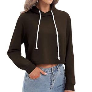 Nuevas Sudaderas Cortas Y2K con Bordado, Holgadas, con Hombros Caídos, Cálidas, Suaves y Transpirables para Mujer, Personalizables, Invierno 2026 - Product Image 1