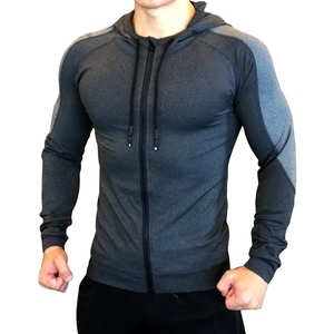 Chaqueta Deportiva para Hombre, Sudadera con Capucha Elástica de Manga Larga para Fitness, Running, Senderismo y Jogging - Product Image 2