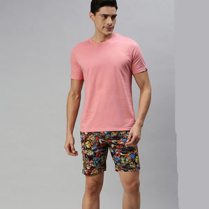 กางเกงขาสั้นออกกำลังกายลำลองสำหรับผู้ชายแห้งเร็วดีไซน์ใหม่กำหนดโลโก้ได้เองลายพิมพ์ดิจิตอลเนื้อละเอียด - Product Image 4