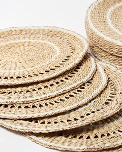 Article chaud napperon en jonc de mer décor de table écologique à la main tapis de table en jonc de mer caboteur pour la maison et le restaurant - Product Image 2