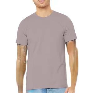 T-shirt pour homme à col rond en coton 100% Meilleure conception Vente chaude Couleurs personnalisées Bonne qualité T-shirt à anneau - Product Image 1