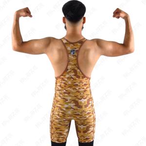 2025 nouveaux maillots de lutte pour hommes personnalisés tous les Sublimation hongrie vêtements de sport internationaux taille adulte Spandex Arts martiaux - Product Image 3