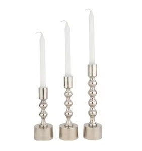 Bougeoir en aluminium fait à la main en métal de qualité supérieure décor de candélabre exquis pour la maison, le salon, la chambre ou la table de mariage - Product Image 6