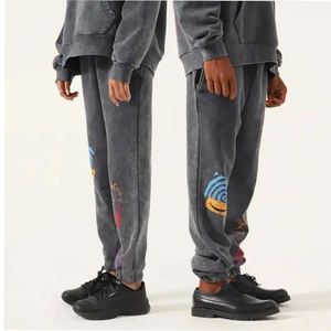 เสื้อฮู้ดกางเกงวิ่งมีฮู้ดเปิดไหล่ปล่อยชายหญิงผ้าฟลีซผ้าฝ้ายระบายอากาศได้ดีสำหรับฤดูหนาว - Product Image 5