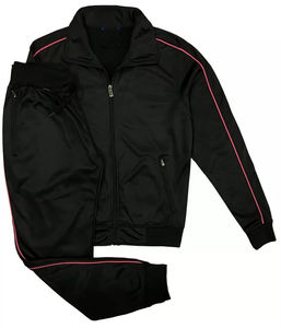 Conjunto Deportivo de Dos Piezas para Mujer, Talla Grande, con Logotipo Personalizado, de Algodón, Cortavientos, con Cierre Doble y Cuello Alto - Product Image 2