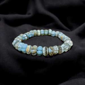 2025 Style à la mode fait à la main 8mm Boulder opale Melon Bracelet perlé pierre précieuse naturelle extensible élastique bijoux Unique anniversaire - Product Image 3