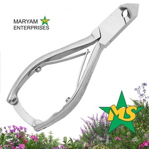 Empujador de cutículas de hoja curva, material de acero, cortador encarnado, pinzas para uñas con mango impreso para dedos de los pies, resorte de barril - Product Image 5